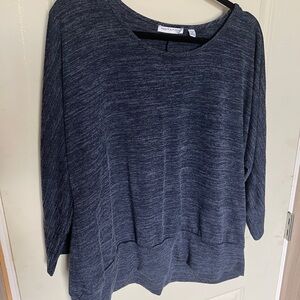 Notations Charcoal Knit Top